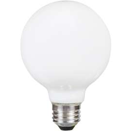 Sylvania 40765 Natural LED Bulb, Globe, G25 Lamp, 40 W Equivalent, E26 Lamp Base, Dimmable, Frosted, Soft White Light