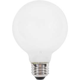 Sylvania 40766 LED Bulb, Globe, G25 Lamp, 40 W Equivalent, E26 Lamp Base, Dimmable, Frosted, Daylight Light