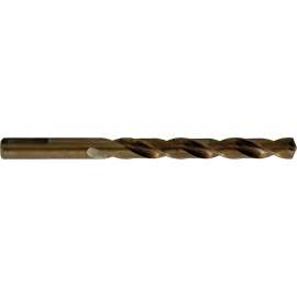 Vulcan Jobber Length Drill, 3/8 In Dia X 5 In L, Straight Shank, Cobalt M35 Steel