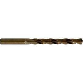 Vulcan Drill Bit, 9/64 In Dia X 2-7/8 In L, Straight Shank, Cobalt M35 Steel