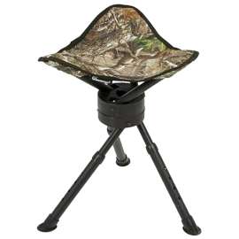 AMERISTEP AMEFT1011 Foldable, Steel Frame, Fabric Seat, Mossy Oak Seat