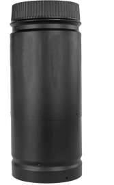 SELKIRK DSP6AL-1/266086 Stove Pipe, 6 in ID x 6-1/2 in OD Dia, 12 to 18 in L, Aluminized Steel/Stainless Steel