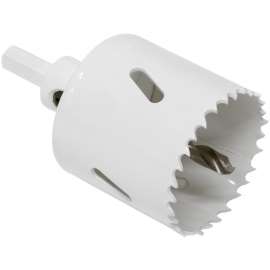 Vulcan 961641OR Hole Saw with Arbor Hanager, 2-3/8 in Dia, 1-7/8 in D Cutting, 4/6 TPI, HSS Cutting Edge