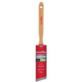 WOOSTER 4153-1-1/2 Paint Brush, 1-1/2 in W, 2-7/16 in L Bristle, Nylon Bristle, Sash Handle