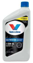 VALVOLINE Daily Protection 797578 Synthetic Blend Motor Oil, 10W-30, 1 qt Bottle