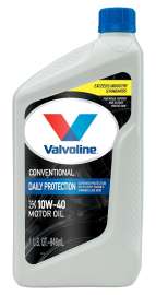VALVOLINE 797671 Motor Oil, 10W-40, 1 qt Bottle