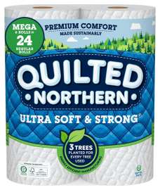 Quilted Northern 94429 Bathroom Tissue, 2-Ply, Paper