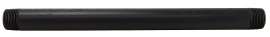 GENOVA 384120D Pipe Nipple, 3/4 in MIP x MIP, 12 in L, Gray