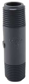 GENOVA 300 Series 383030D Pipe Nipple, 1/2 in MIP, 3 in L, Gray