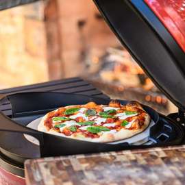 Kamado Joe DoJOE KJ-DJ Pizza Oven Attachment, Cast Aluminum/Ceramic, Black, For: Kamado Joe Classic Grill