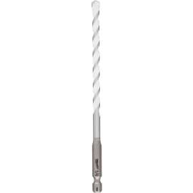 Milwaukee SHOCKWAVE 48-20-8886 Drill Bit, 1/4 in Dia, 6 in OAL, Multi-Material, Twist Flute, 1/4 in Dia Shank