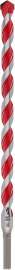 Milwaukee 48-20-9041 Drill Bit, 5/8 in Dia, 12 in OAL, Wide Flute, 3/8 in Dia Shank, 3-Flat Shank