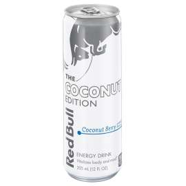 Red Bull 611269321210 Energy Drink, Coconut Berry Flavor, 12 oz Can