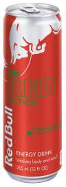 Red Bull RB234435 Energy Drink, Watermelon Flavor, 12 oz Can