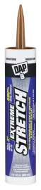 DAP EXTREME STRETCH 7079818706 Premium Elastomeric Sealant, Woodtone, 24 hr Curing, 40 to 100 deg F, 10.1 fl-oz