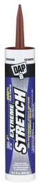 DAP EXTREME STRETCH 7079818707 Premium Elastomeric Sealant, Redwood, 24 hr Curing, 40 to 100 deg F, 10.1 fl-oz Cartridge