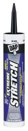 DAP EXTREME STRETCH 7079818713 Premium Elastomeric Sealant, Black, 24 hr Curing, 40 to 100 deg F, 10.1 fl-oz Cartridge