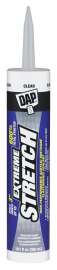 DAP EXTREME STRETCH 7079818716 Acrylic Urethane Premium Elastomeric Sealant, Clear, 40 to 100 deg F, 10.1 fl-oz
