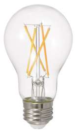 BULB LED A19 CLR SOFT WHITE 8W