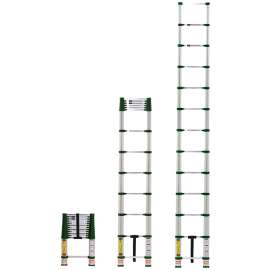 XTEND+CLIMB Pro Series 780P Telescoping Ladder, 16-1/2 ft Max Reach H, 13-Step, 250 lb, 1-1/2 in D Step, Aluminum