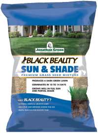 Jonathan Green Black Beauty 12007 Sun and Shade Grass Seed Mix, 50 lb Bag