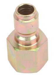 Forney 75137 Plug, 3/8 in Connection, Quick Connect Plug x FNPT, Steel