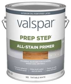 Valspar Prep Step 985 Series 044.0000985.007 All-Stain Primer, Tintable White, 1 gal