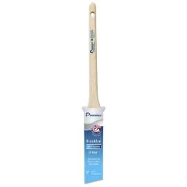 Premier Brooklyn 17279 Paint Brush, 1 in W, Thin Angle Sash Brush, 2-1/8 in L Bristle, Polyester Bristle