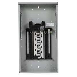 Siemens PN PN2040B1200C Assembled Load Center, 200 A, 20 -Space, 40 -Circuit, Main Breaker, Plug-On Neutral, Gray
