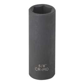 Vulcan Deep Impact Socket, 5/8 in Socket, Black Phosphate
