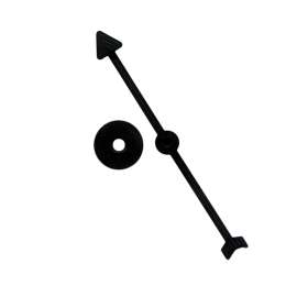 Spinners, 4" each, Set of 8