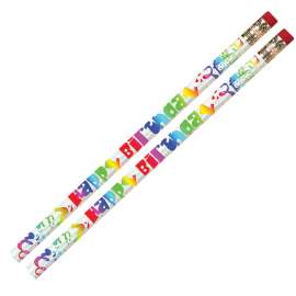 Happy Birthday Fiesta Pencil, Pack of 12