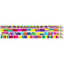 Watercolors Motivational/Fun Pencils, 12/pkg