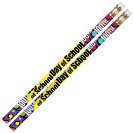 100th Day Of School Motivational Pencils, 12/pkg