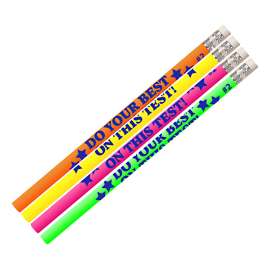 Do Your Best On The Test Motivational Pencils, 12/pkg