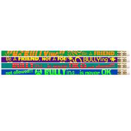 No Bullying Motivational Pencils, 12/pkg