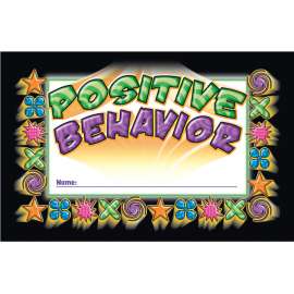 Incentive Punch Cards, Positive Behavior