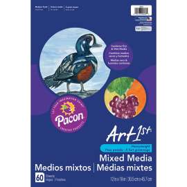 Art1st Mixed Media Art Paper, Heavyweight, 12" x 18", 60 Sheets