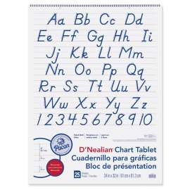 Chart Tablet, Manuscript Cover, 2" Ruled 24" x 32", 25 Sheets