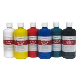 Handy Art Acrylic Paint, 16 oz, Set of 6