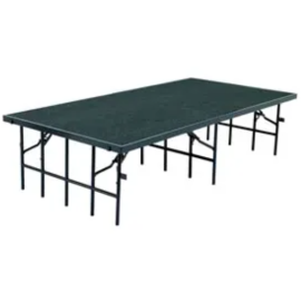 NPS - Gray Carpet 96"L x 36"W x 24"H Portable Stage