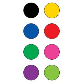 Colorful Circles Mini Stickers, 3/8"Dia, 528/pkg