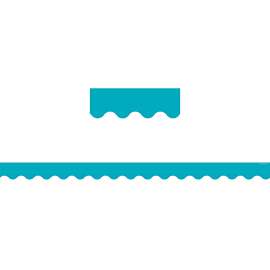 Teal (solid) Scalloped Border Trim