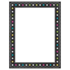 Chalkboard Brights Computer Paper