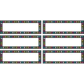 Chalkboard Brights Labels Magnetic Accents