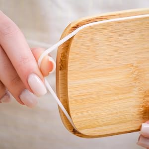 Natural bamboo tray of Plexon butter dish
