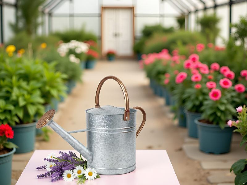 Plexon 2 gallon galvanized steel watering can