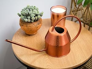 Rose gold finish on Plexon watering can