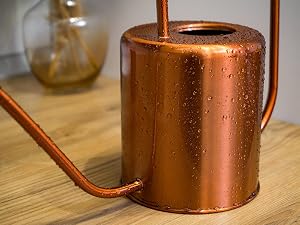 Rose gold finish on Plexon watering can