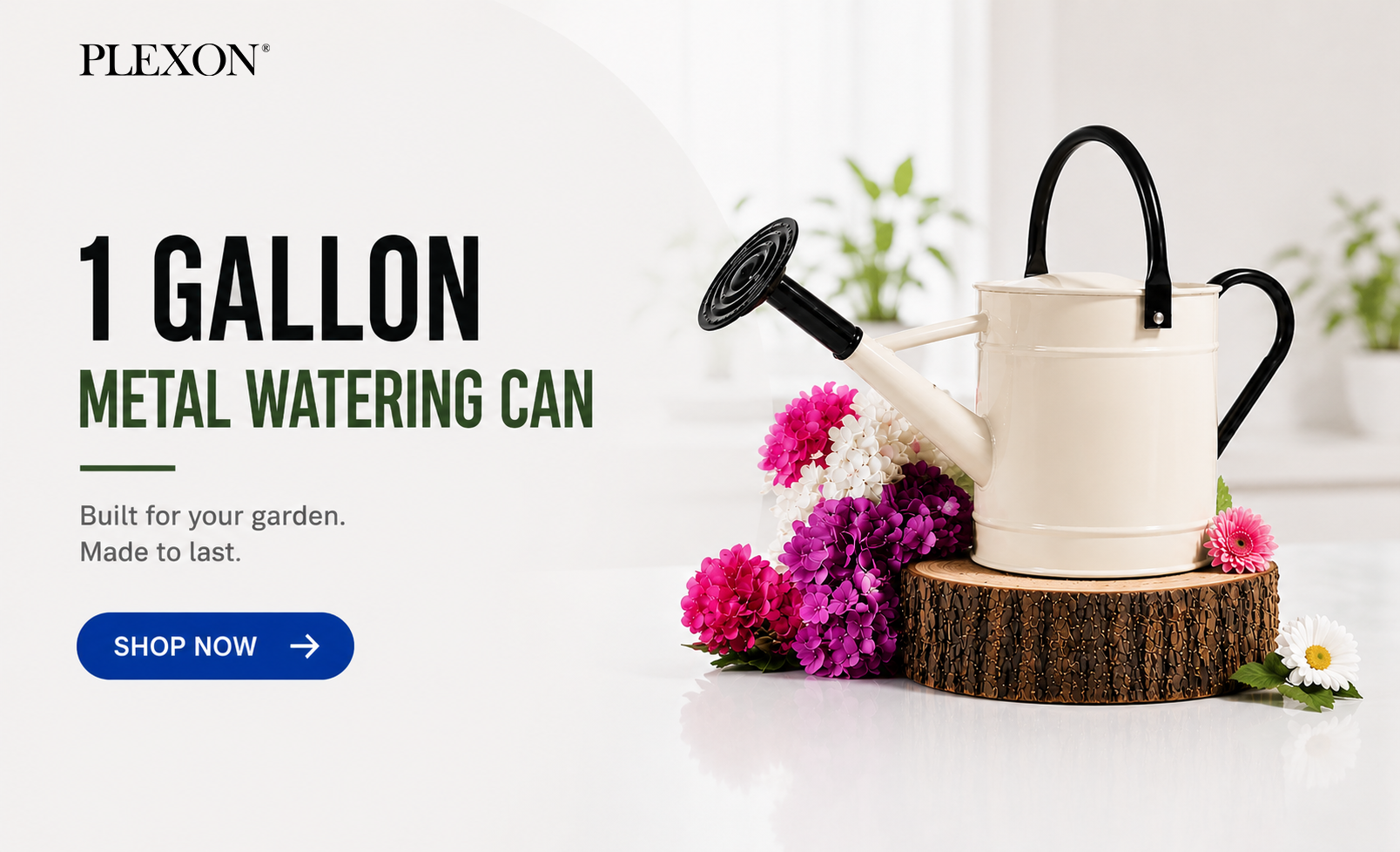 Plexon 1 Gallon Metal Watering Can
